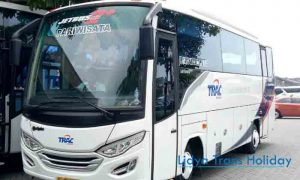 Sewa bus pariwisata Trac Surabaya