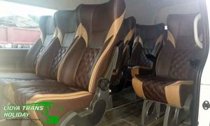 Interior sewa toyota hiace Commuter di Malang murah