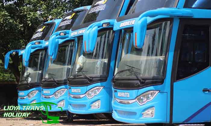 Sewa Bus Pariwisata PO Mahkota Kediri Murah Terbaru