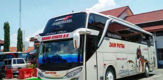 Sewa Bus Pariwisata PO Zain Putra Kediri Murah Terbaik