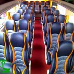 Interior Sewa Bus Pariwisata Gunung Madu Trans Bandung Murah Terbaik