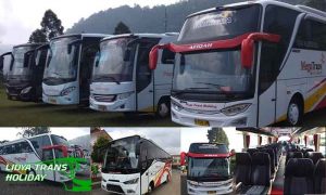 Sewa bus pariwisata Bandung Terbaru Megatrans Holiday